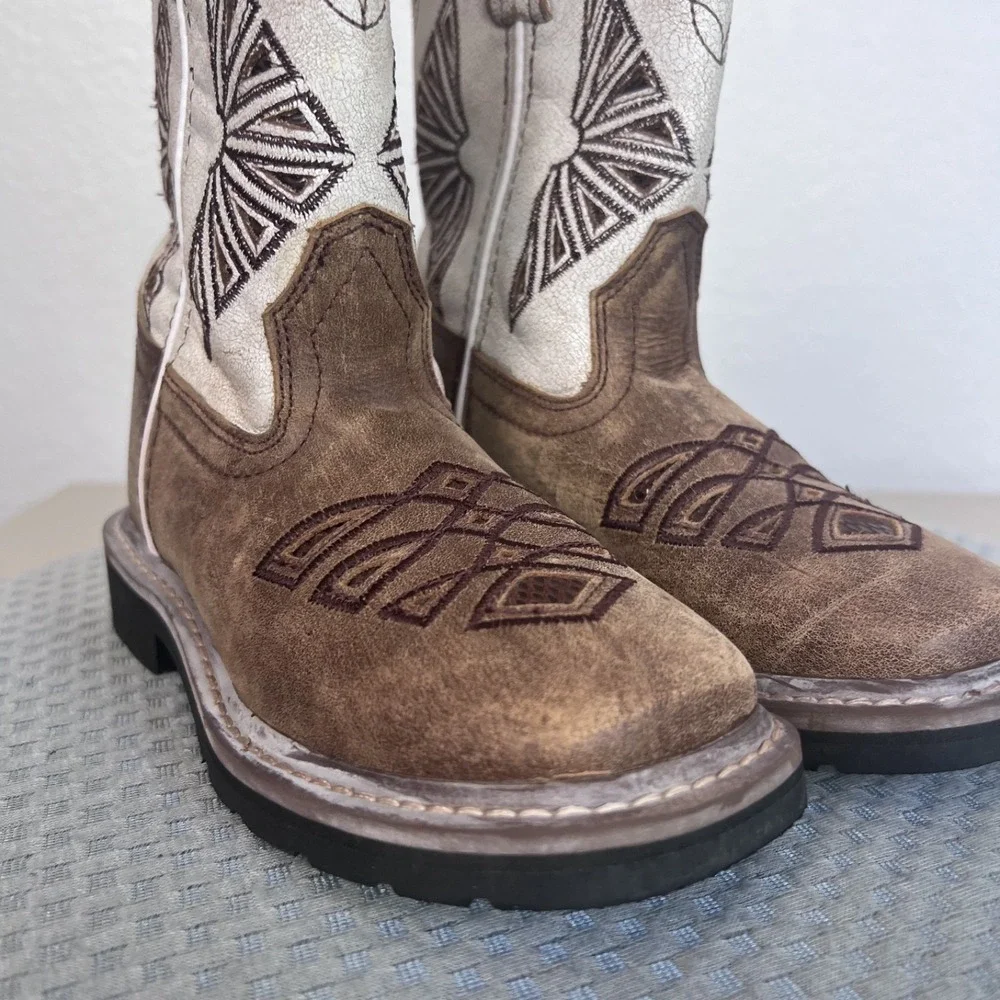 Dan Post Kids Lil Kite Days‎ Western Boots Youth 12 D Cowboy Ranch Outdoor